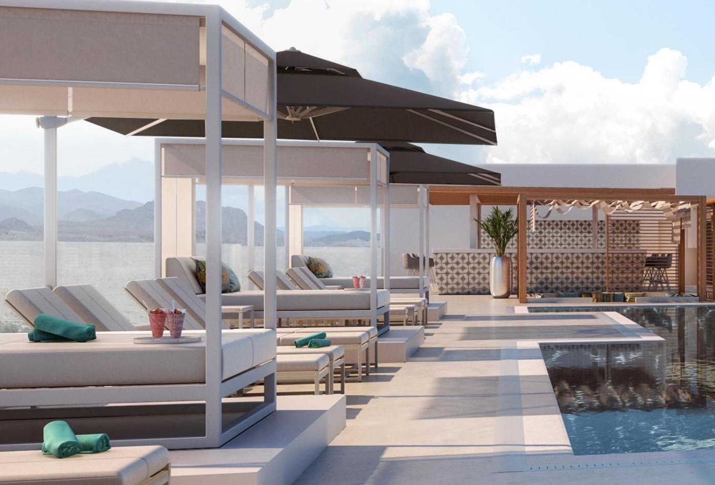 Moevenpick Hotel & Apartments Ghala มัสกัต ภายนอก รูปภาพ The rooftop pool