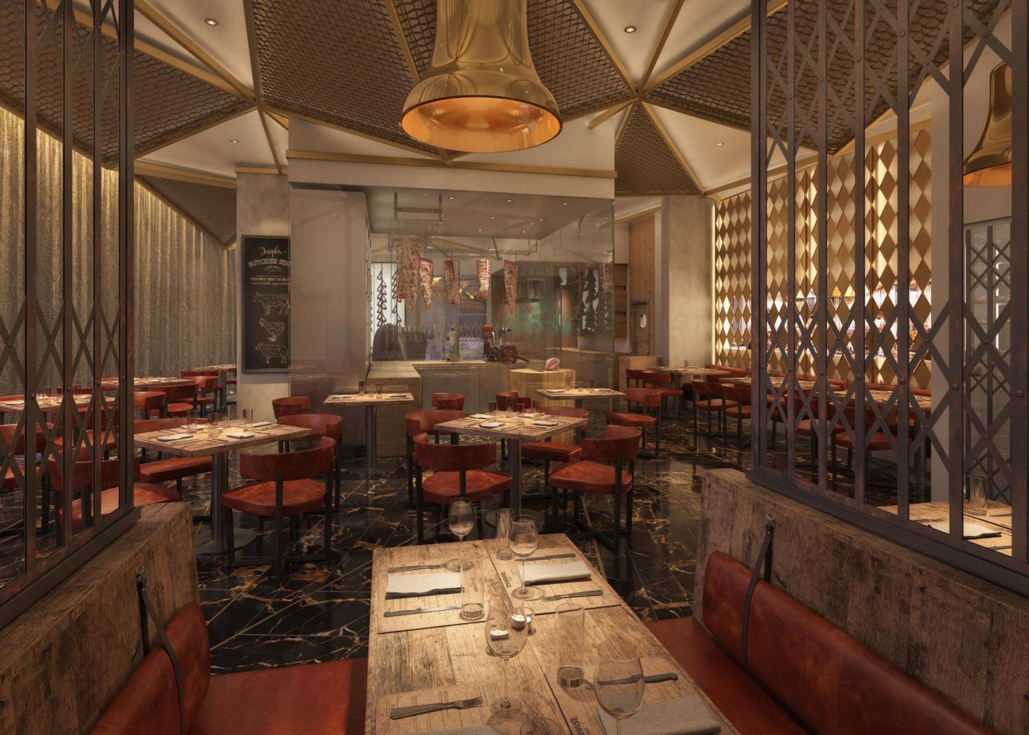 Moevenpick Hotel & Apartments Ghala มัสกัต ภายนอก รูปภาพ Interior of the restaurant